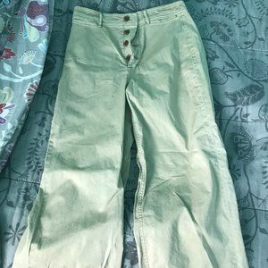 Everlane High Waist Flare Pants (Tan)